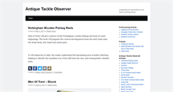 Desktop Screenshot of antiquetackleobserver.com