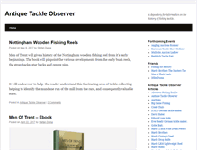 Tablet Screenshot of antiquetackleobserver.com